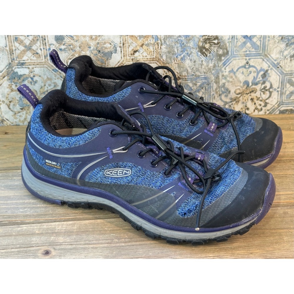 Keen Terradora Waterproof Hiking Sneakers Athletic Shoes Womens 5.5 Blue